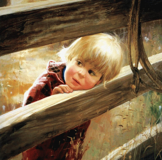 nice-little-boy-painting